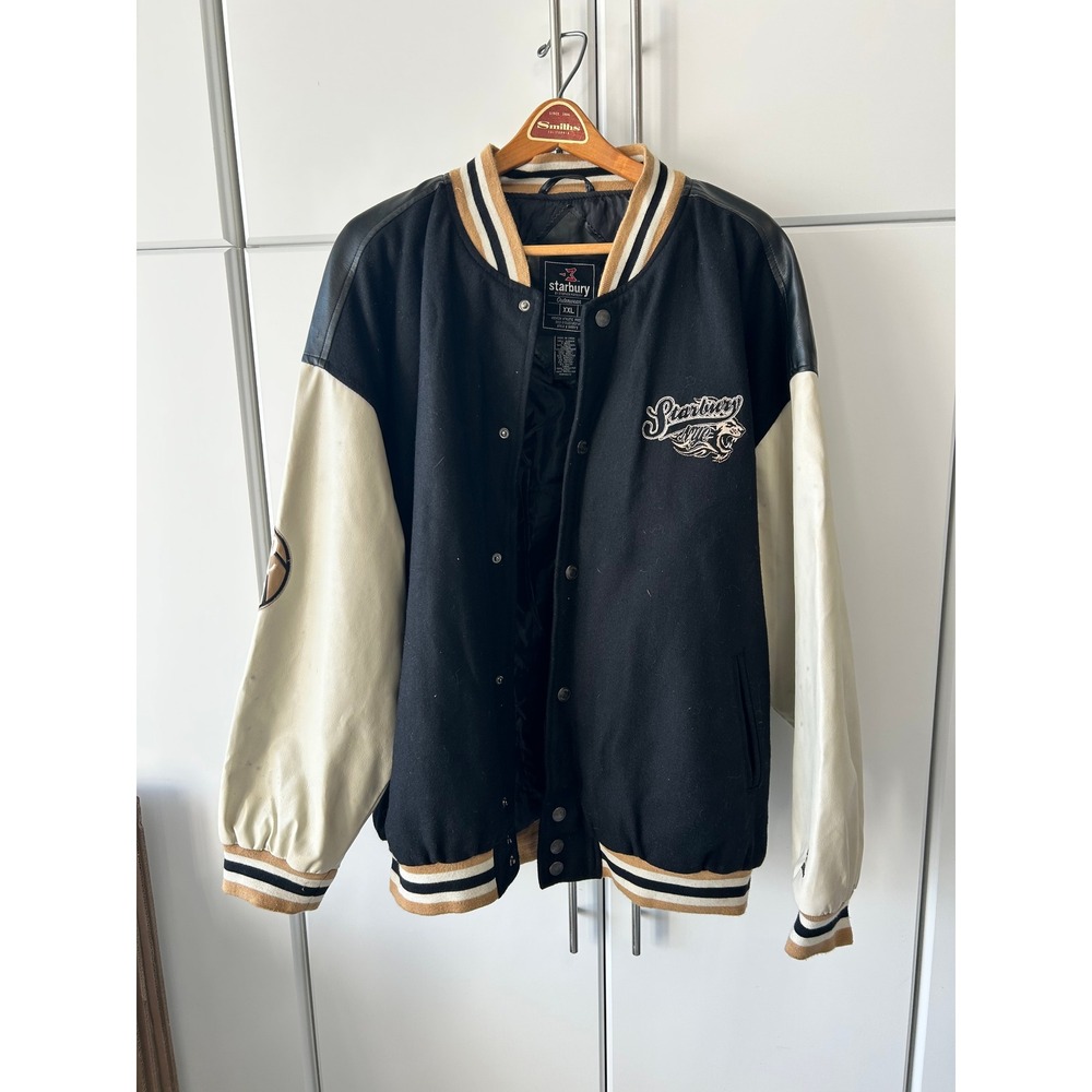 Starbury Stephon Marbury Varsity Jacket XXL Black White Coney Island Brooklyn NY